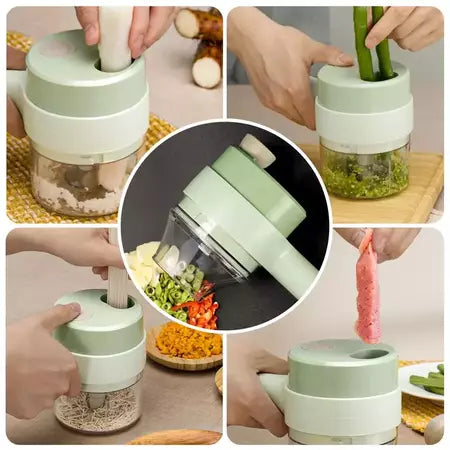 VERDUMAX - Cortador Inalámbrico de Verduras Recargable y Multifuncional.